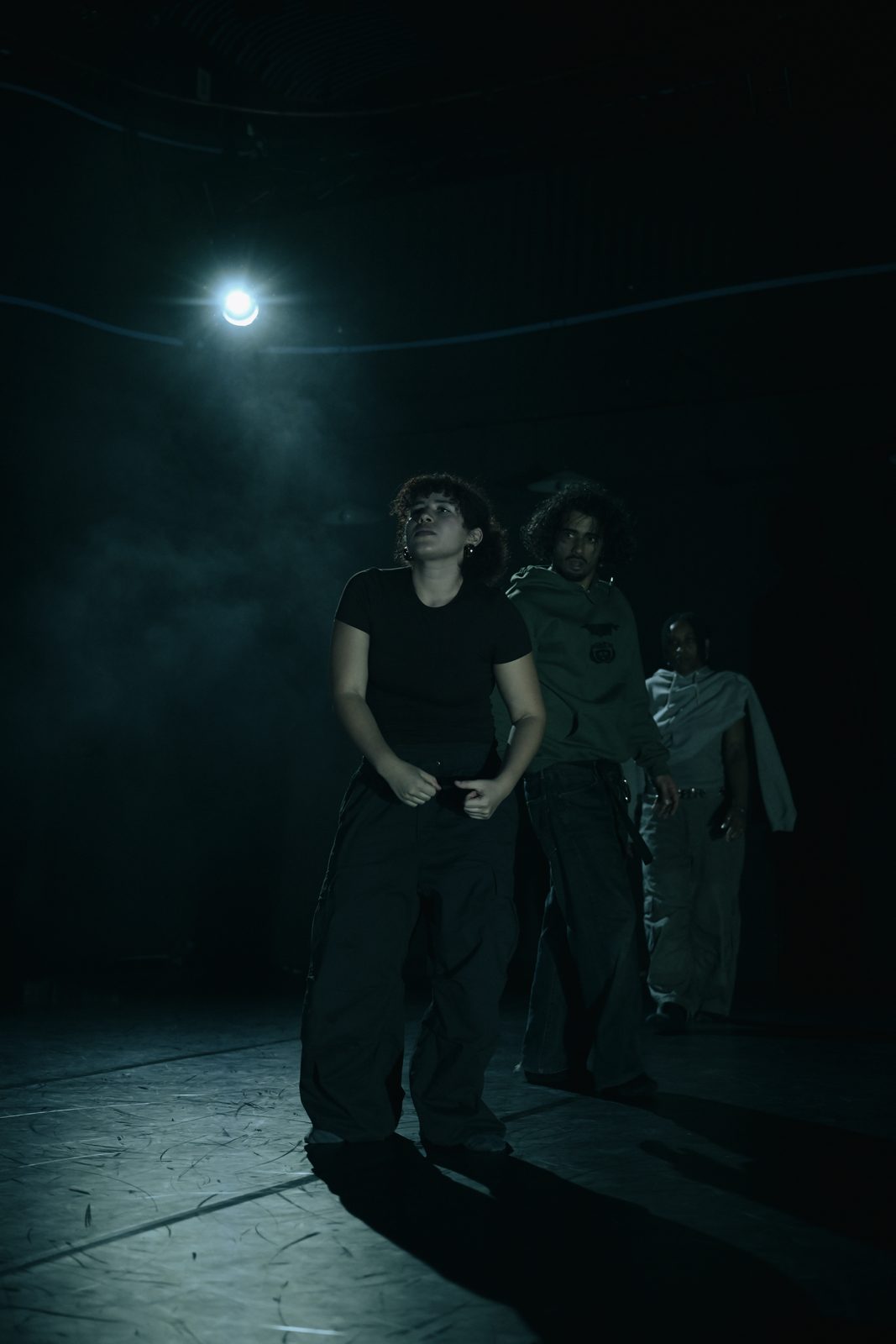 Identities: dancer under a spotlight