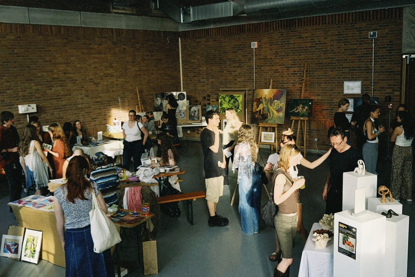 Visitors at the Soulective exhibition